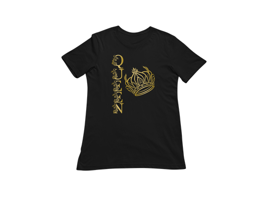 "GOLDEN QUEEN " CUSTOM SIGNATURE DESIGN T-SHIRT