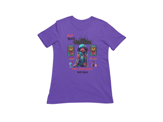 "RAP BOSZ - RAP LIKEA BOSZ" (FEMALE) (1) BOSZ GEAR T-SHIRT