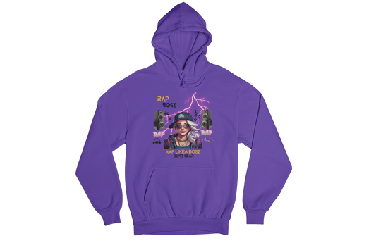 "RAP BOSZ - RAP LIKEA BOSZ" (FEMALE) (4) BOSZ GEAR HOODIE