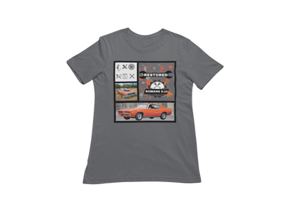 "RESTORED - ROMANS 5:10" CUSTOM GRAPHIC T-SHIRT