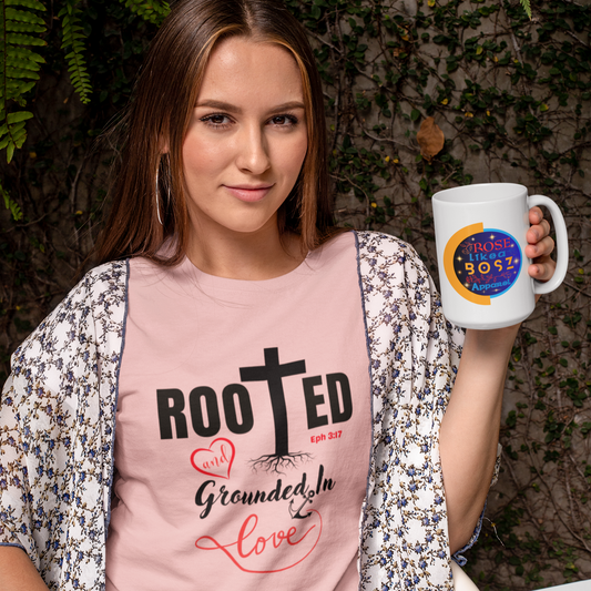 "ROOTED AND GROUNDED IN LOVE" SIGNATURE CUSTOM DESIGN