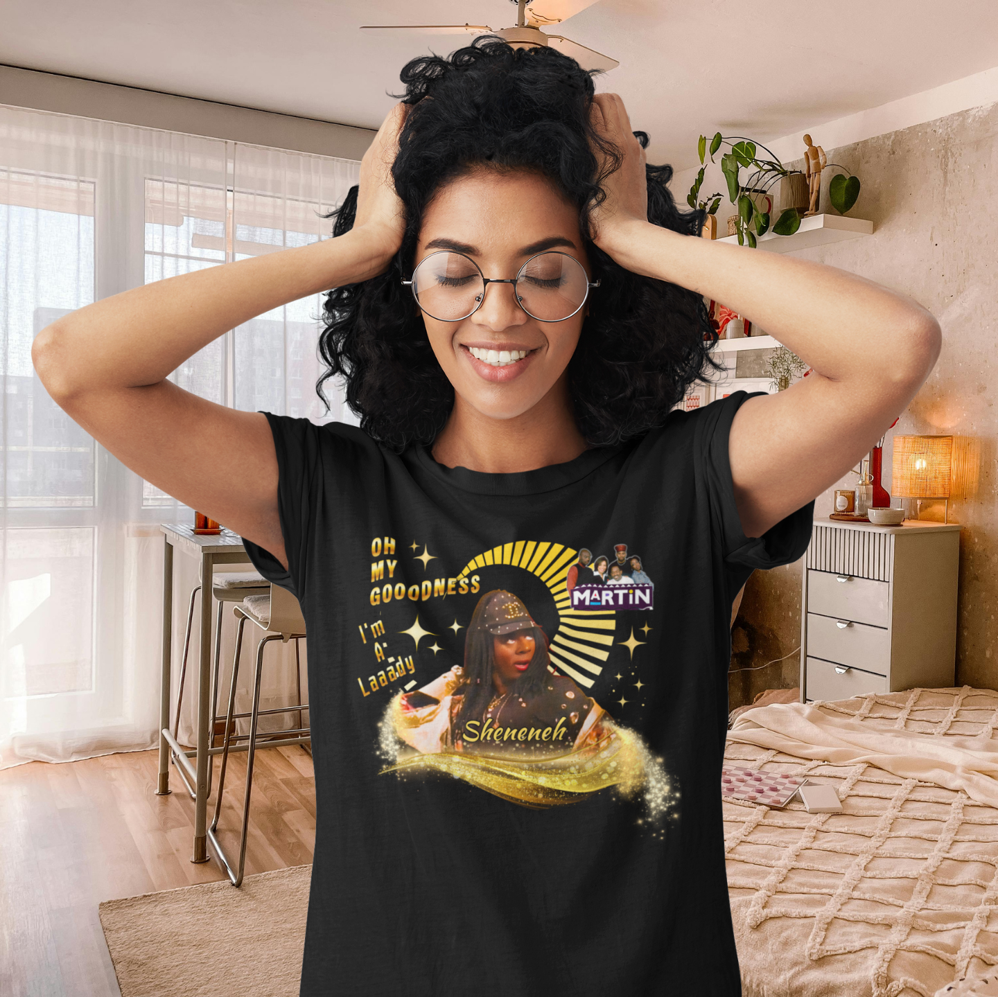 "MARTIN - SHENENEH, OH MY GOODDNESS" GRAPHIC HOODIE
