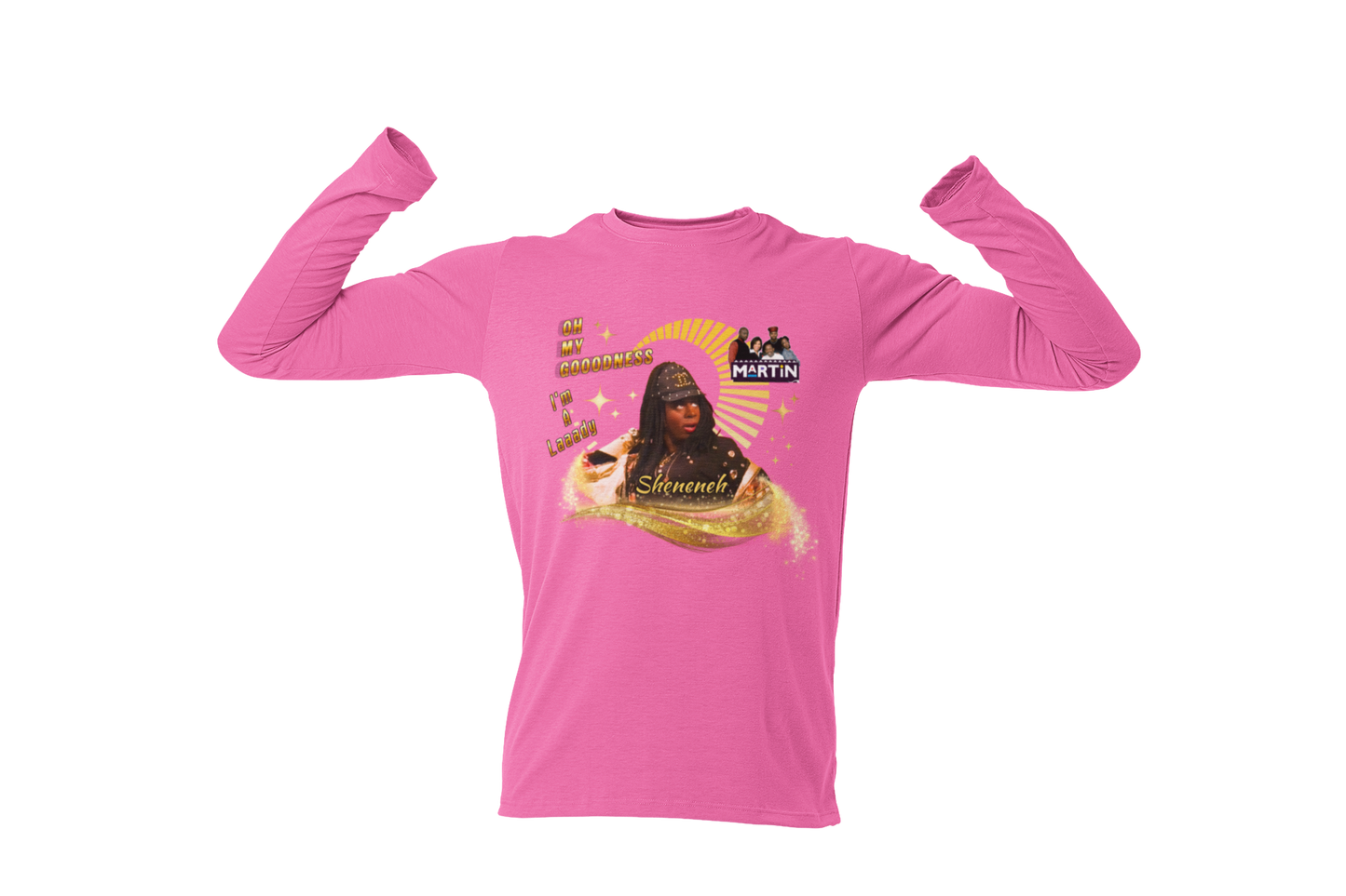 "MARTIN - SHENENEH, OH MY GOODDNESS" GRAPHIC LONG SLEEVE TEE