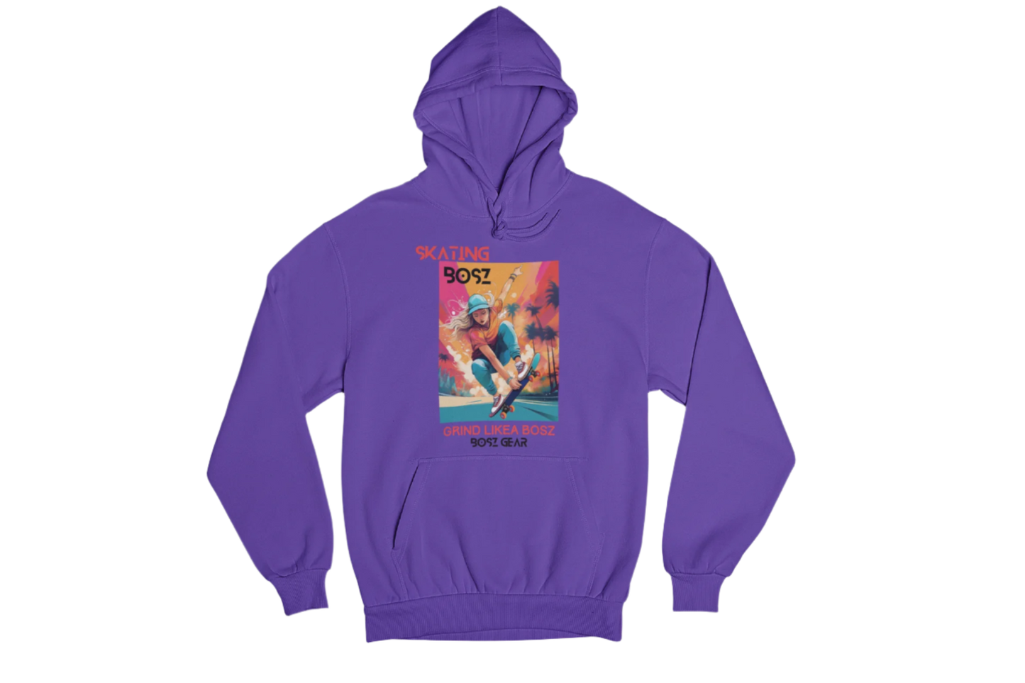 "SKATING BOSZ - GRIND LIKEA BOSZ" (GIRL 2) BOSZ GEAR