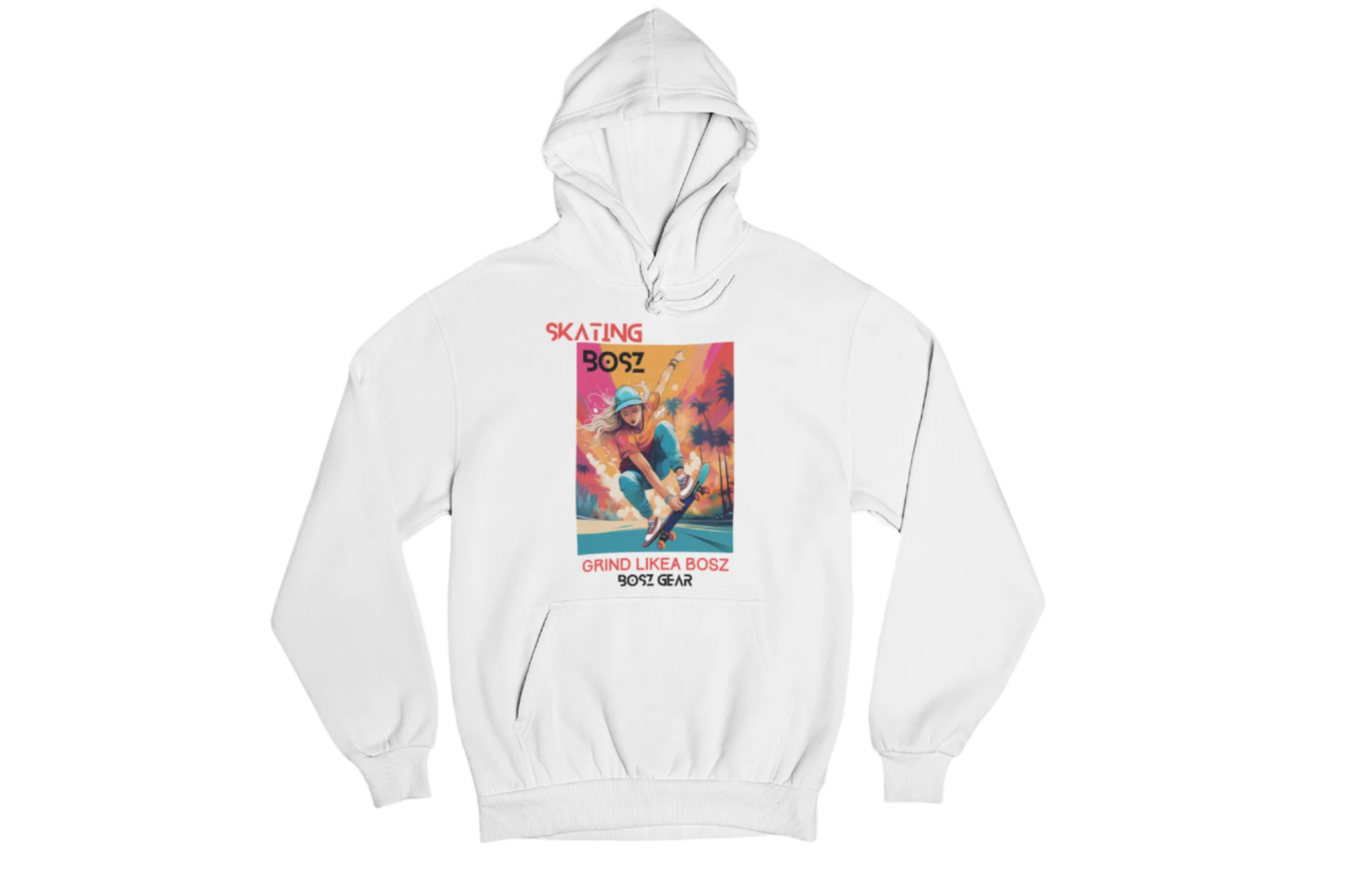 "SKATING BOSZ - GRIND LIKEA BOSZ" (GIRL 2) BOSZ GEAR