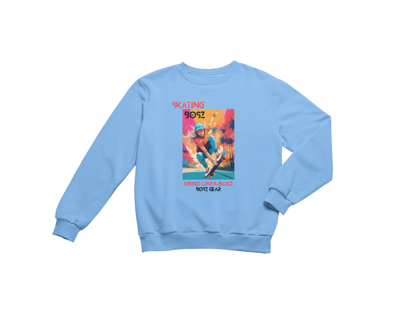 "SKATING BOSZ - GRIND LIKEA BOSZ" (GIRL 2) BOSZ GEAR