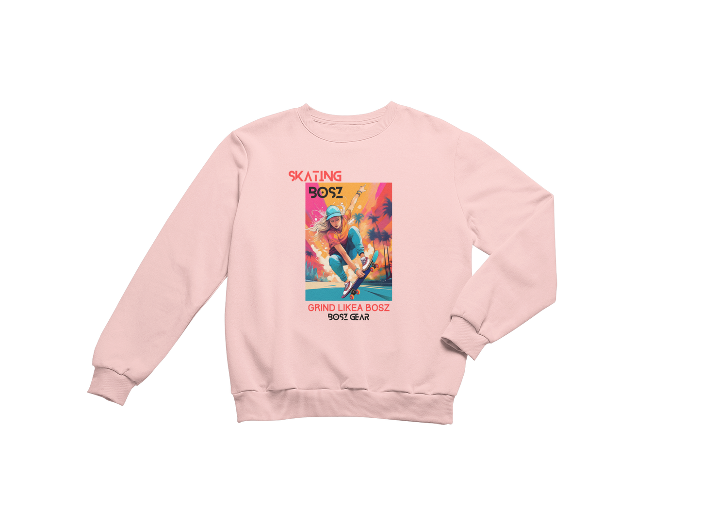 "SKATING BOSZ - GRIND LIKEA BOSZ" (GIRL 2) BOSZ GEAR