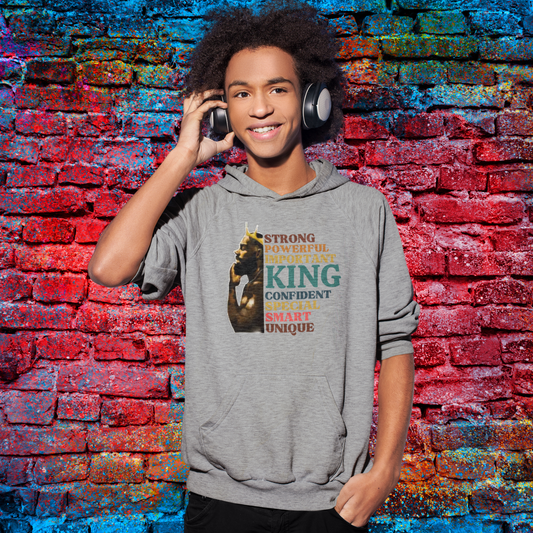 "BLACK KING STRONG - UNIQUE" CUSTOM GRAPHIC DESIGN