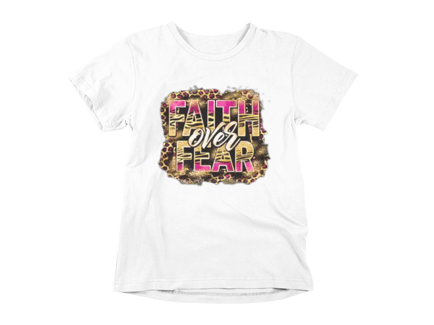 "FAITH OVER FEAR" GRAPHIC PRINT