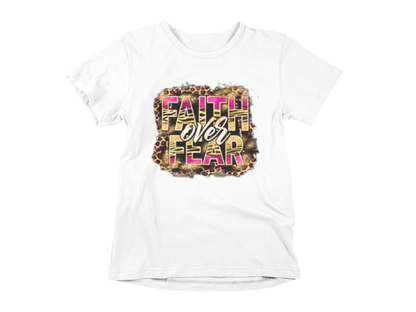 "FAITH OVER FEAR" GRAPHIC PRINT