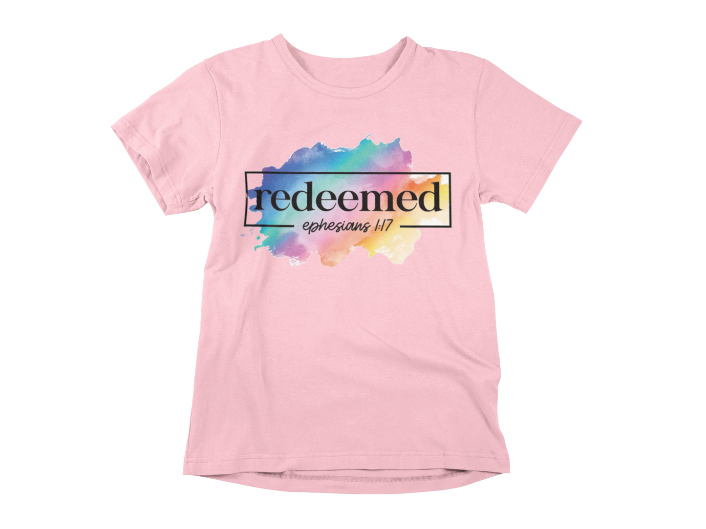 "REDEEMED" EPHESIANS 1:17 GRAPHIC PRINT