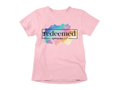 "REDEEMED" EPHESIANS 1:17 GRAPHIC PRINT