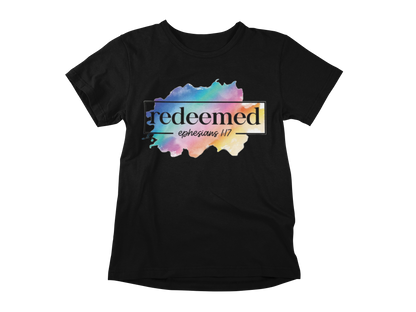 "REDEEMED" EPHESIANS 1:17 GRAPHIC PRINT