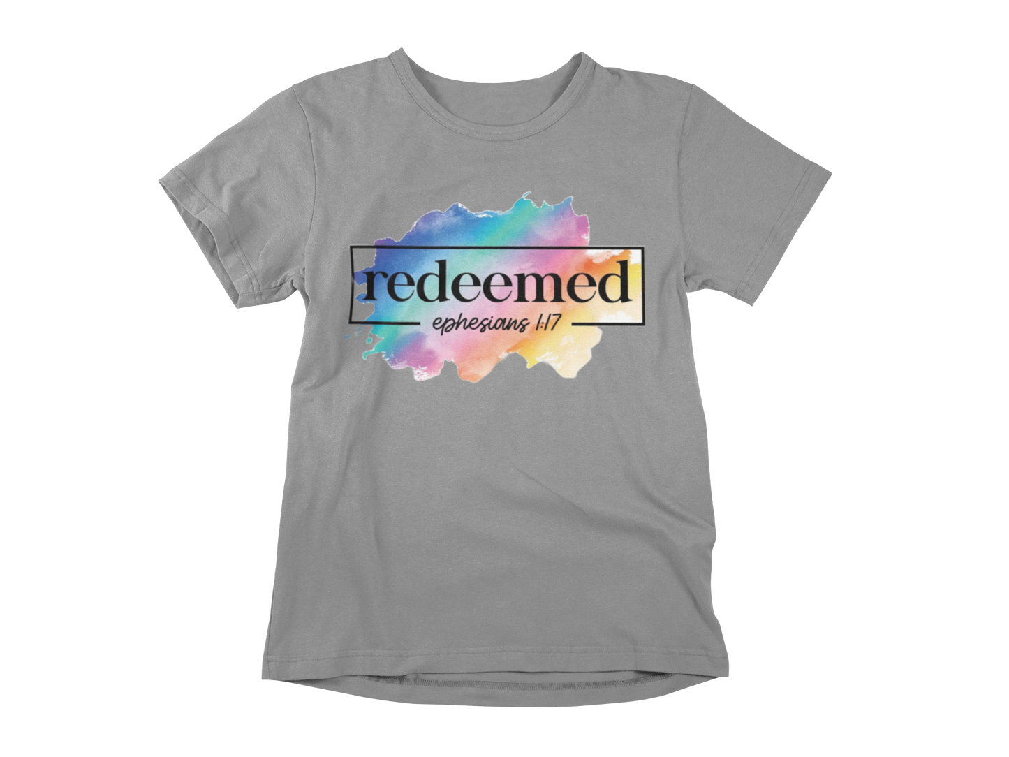 "REDEEMED" EPHESIANS 1:17 GRAPHIC PRINT