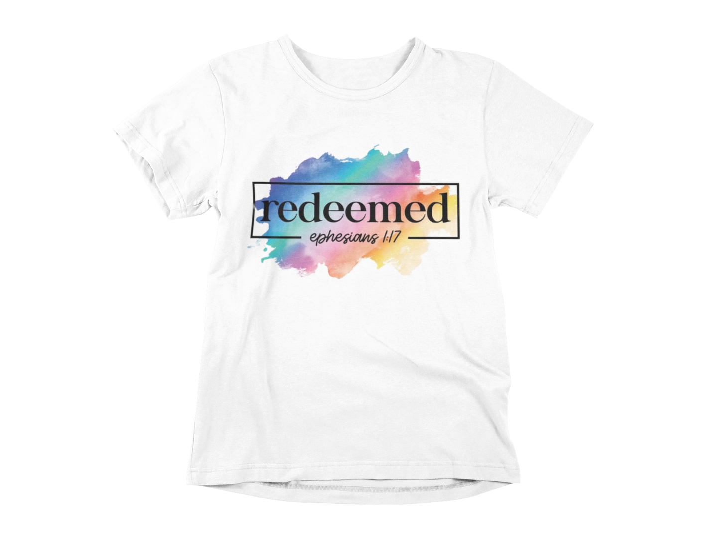 "REDEEMED" EPHESIANS 1:17 GRAPHIC PRINT