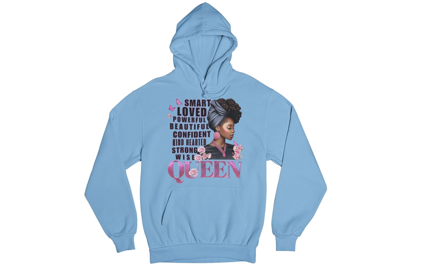 "THE ESSENSE OF A QUEEN " CUSTOM SIGNATURE HOODIE