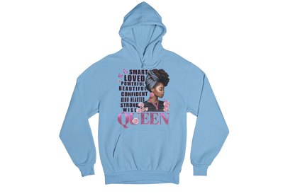 "THE ESSENSE OF A QUEEN " CUSTOM SIGNATURE HOODIE
