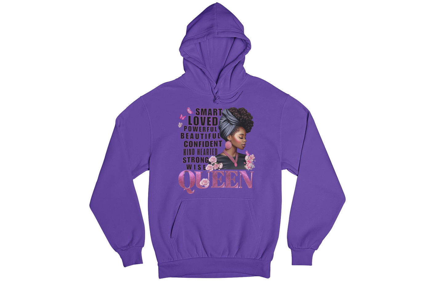 "THE ESSENSE OF A QUEEN " CUSTOM SIGNATURE HOODIE