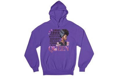 "THE ESSENSE OF A QUEEN " CUSTOM SIGNATURE HOODIE