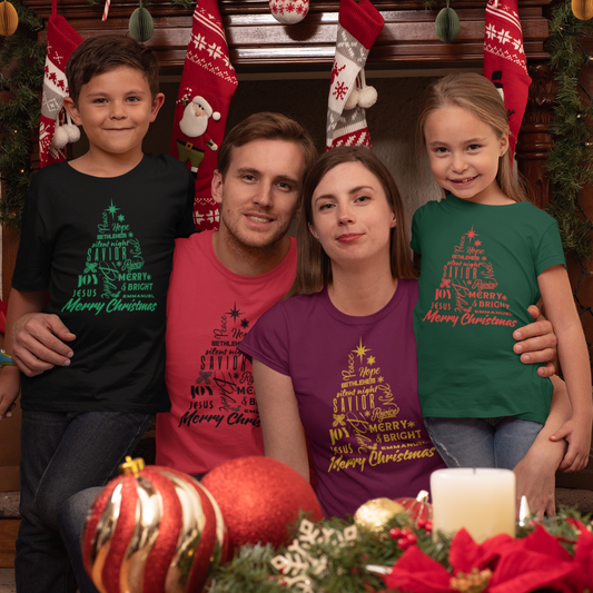 "THE MERRY WORDS OF CHRISTMAS TREE" SIGNATURE HOLIDAY DESIGN