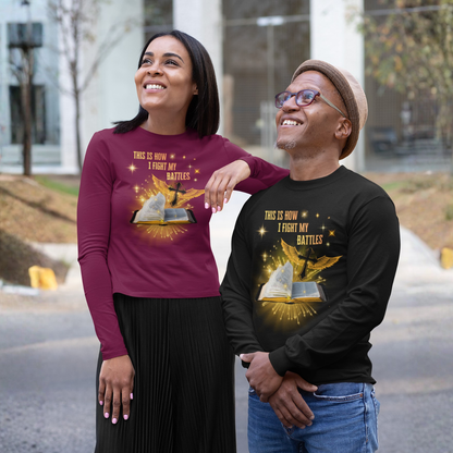 "THIS IS HOW I FIGHT MY BATTLES" CUSTOM GRAPHIC HOODIE