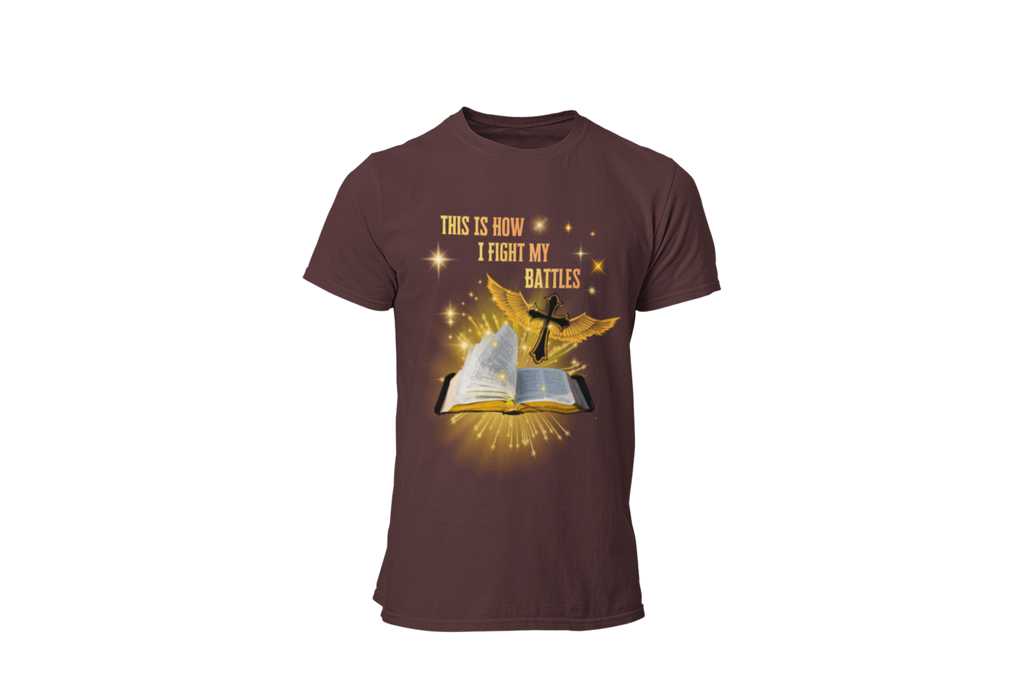 "THIS IS HOW I FIGHT MY BATTLES" CUSTOM GRAPHIC T-SHIRT