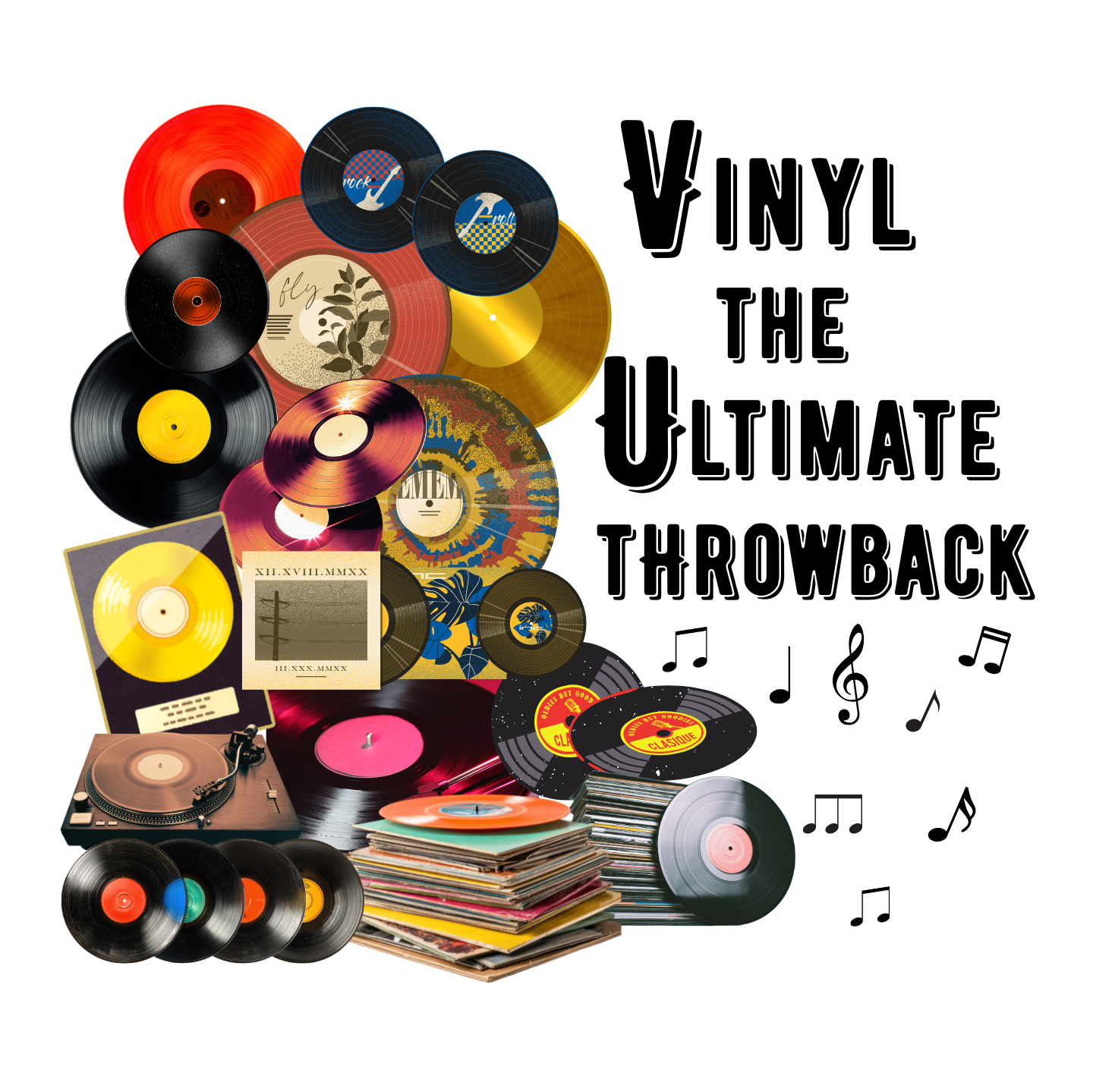"VINYL THE ULTIMATE THROWBACK" CUSTOM DESIGN
