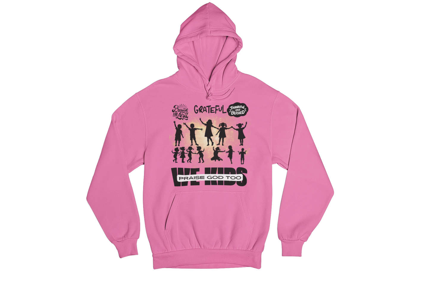 "WE KIDS PRAISE GOD TOO" CUSTOM GRAPHIC DESIGN (BLACK PRINT)