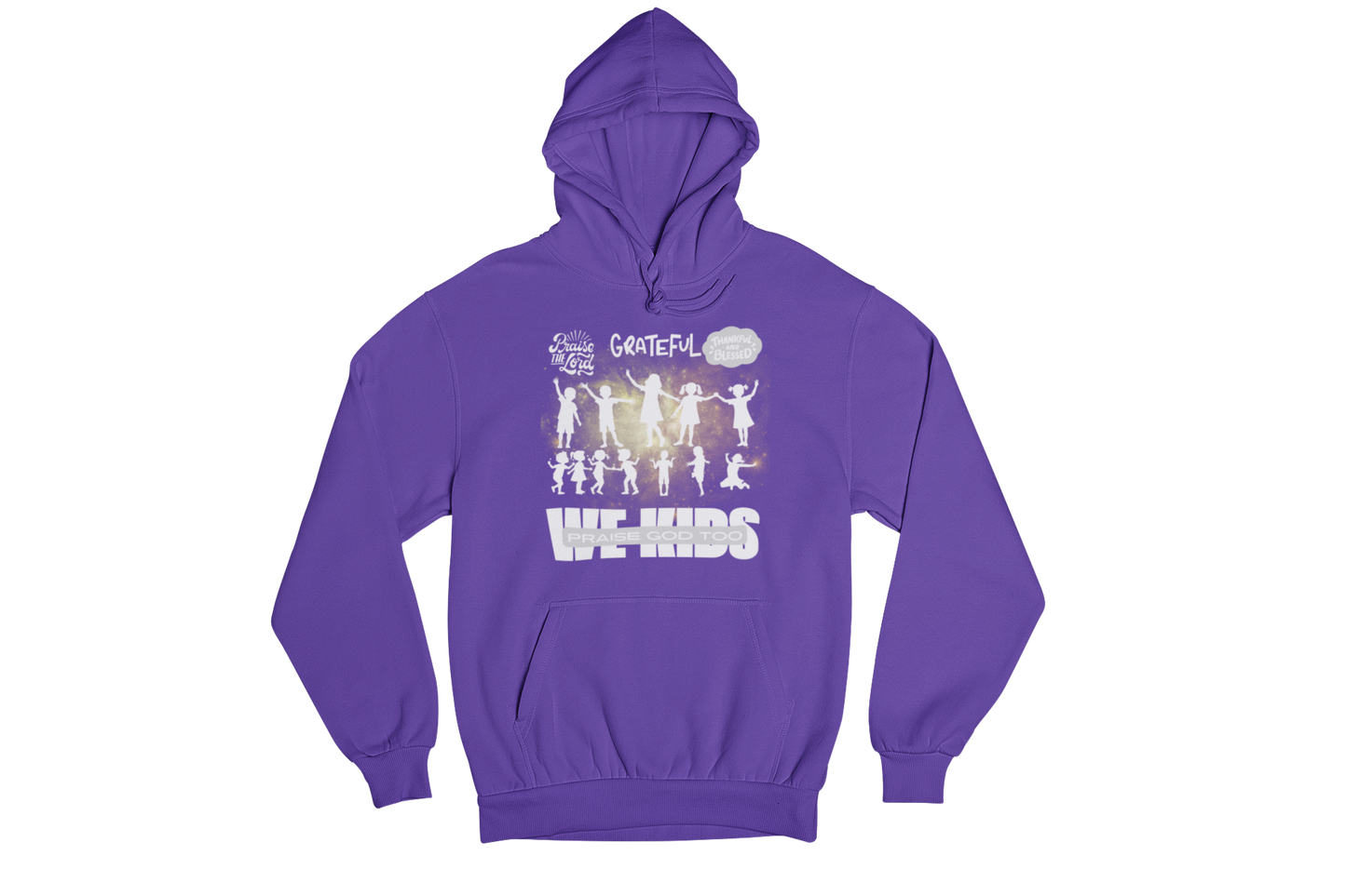 "WE KIDS PRAISE GOD TOO" CUSTOM GRAPHIC DESIGN (WHITE PRINT)